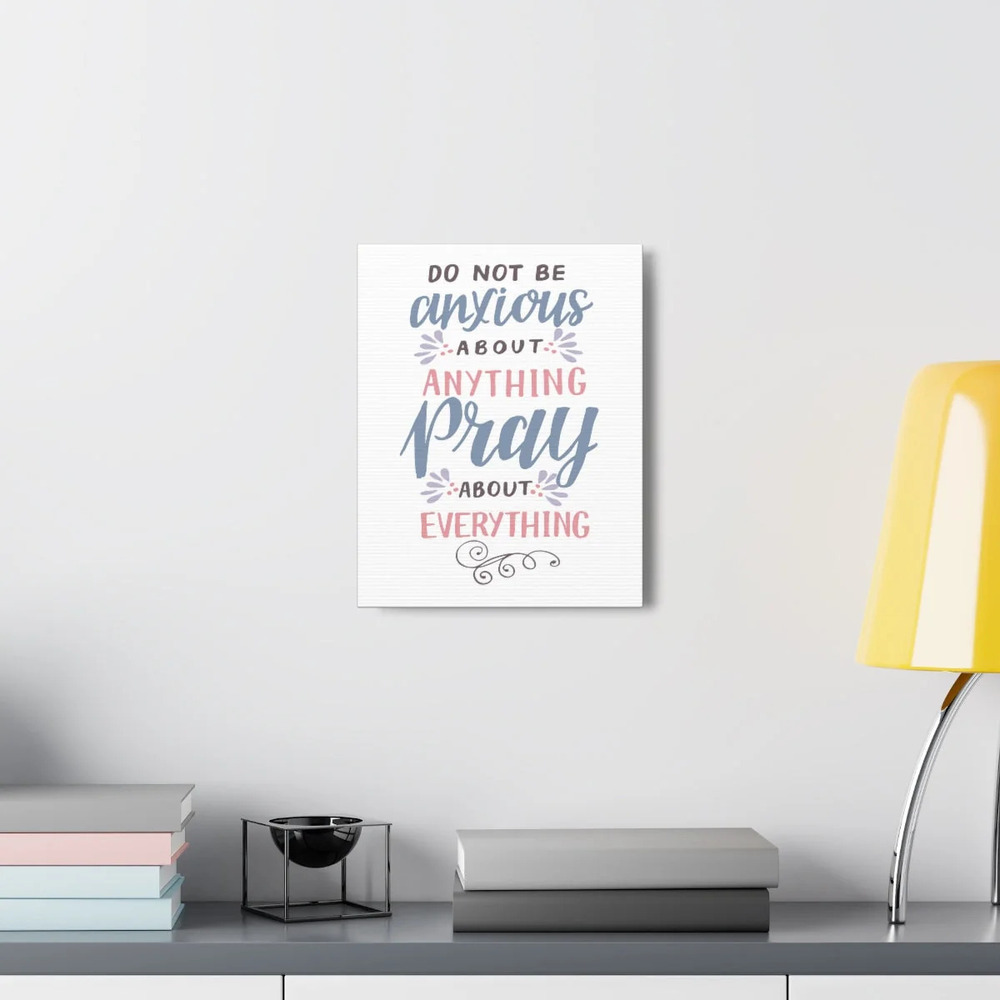Scripture Walls Pray About Everything Job 22:27 Bible Verse Print Ready to Hang